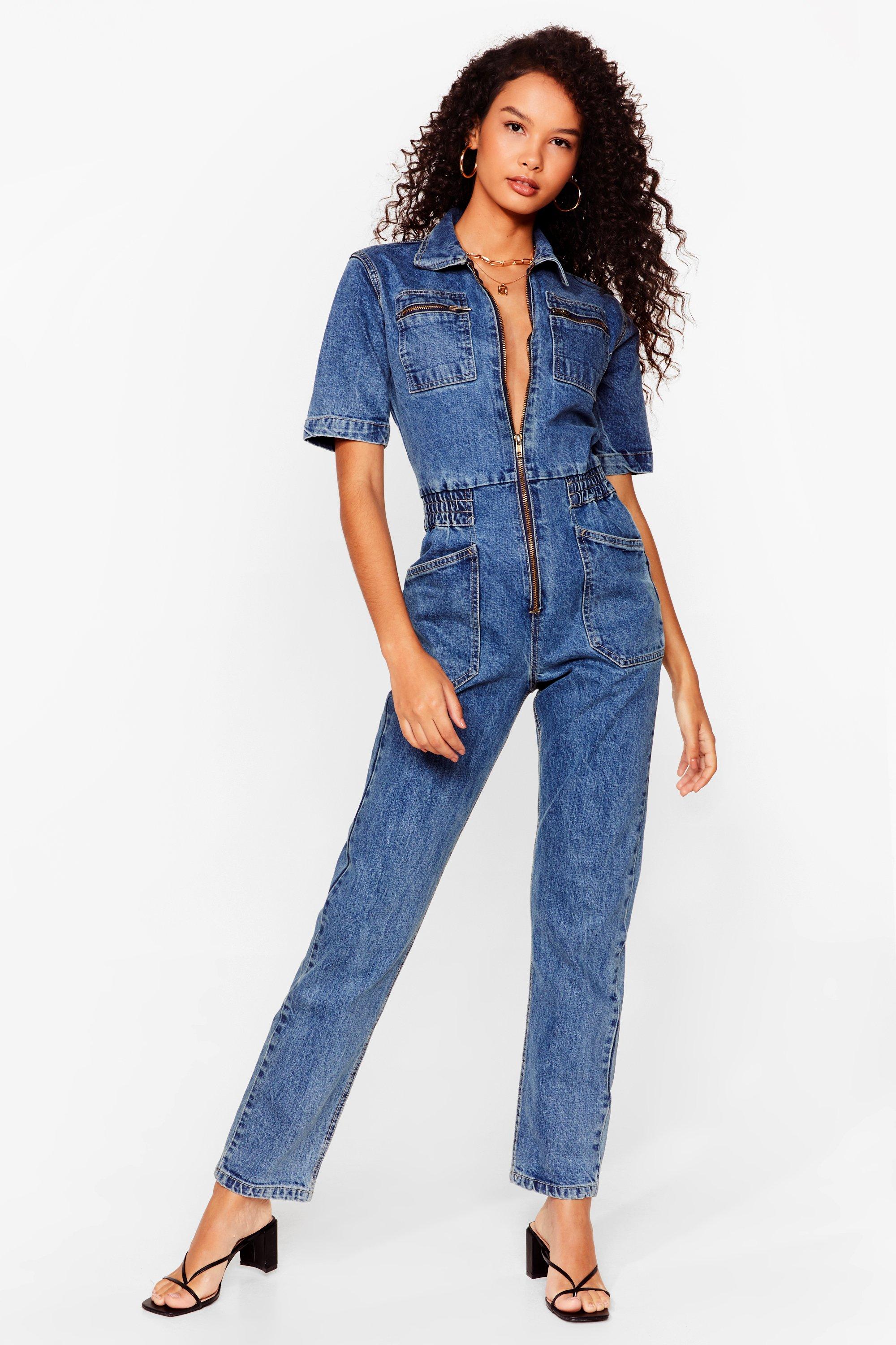Combinaison style hotsell bleu de travail